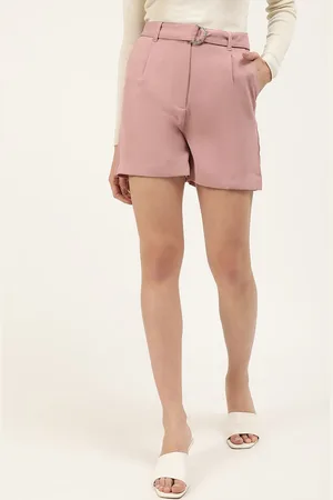 CENTRESTAGE Women Pink Regular Shorts