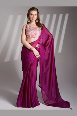 Kalista Satin Ready to Wear Ready to Wear Saree