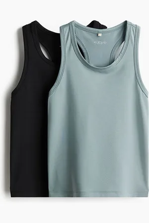 H&M 2-Pack Sports Vest Tops With Dry Move