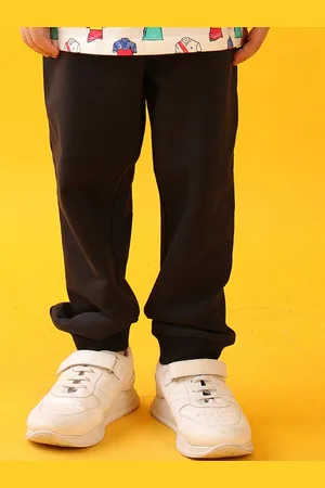 Anthrilo Boys Summer Black Jogger