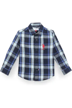 Ralph Lauren Boys Classic Tartan Checks Opaque Checked Casual Shirt