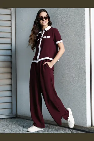 DressBerry Pocket Detail Shirt With Trousers Co-Ord Set