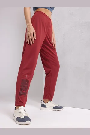 HRX Women Brand Logo Printed Rapid-Dry Running Track Pants