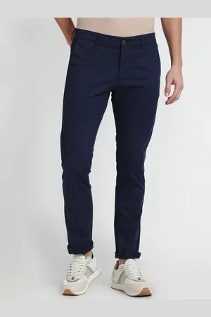 Arrow Men Slim Fit Low-Rise Chinos Trousers