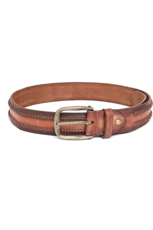 ART N VINTAGE Men Textured Leather Belt