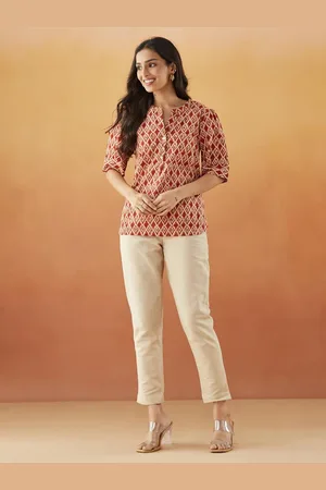 Fabindia Print Cotton Top
