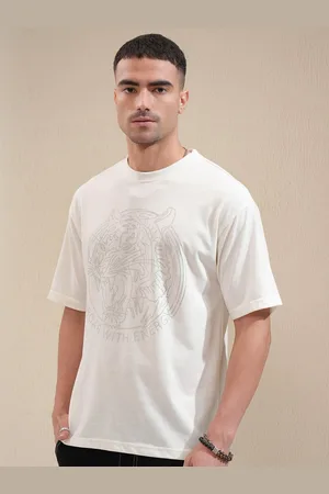 LocoMotive Premium Men Off Graphic Printed Round Neck Relaxed Fit Tshirt