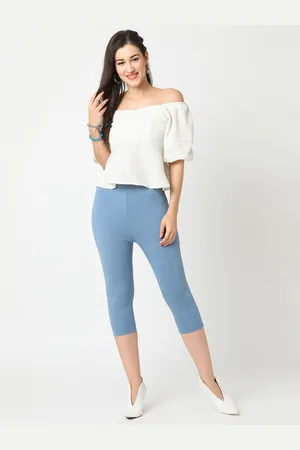 Globus Women Skinny Fit High-Rise Capris