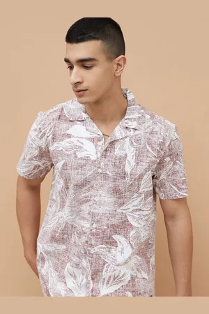 Lifestyle Men Floral Opaque Printed Casual Shirt