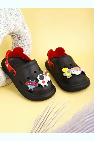 LANCER Unisex Kids Self Design Rubber Clogs