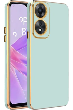 Karwan Oppo A78 Electroplated Chrome 6D Phone Back Cover