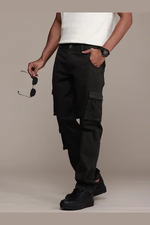 WROGN Men Pure Cotton Cargos Trousers