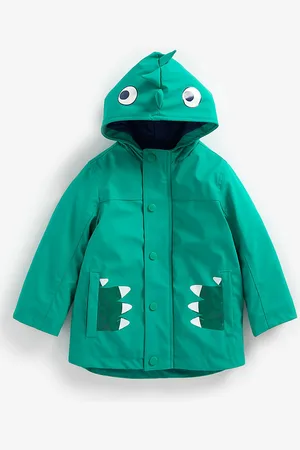 Mothercare Boys Green Tailored Hooded 3D Spikes Jacket
