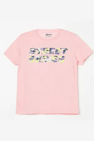 Lifestyle Boy Printed Round Neck Short Sleeves Cotton T-shirt