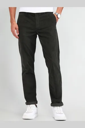 Arrow Men Mid-Rise Corduroy Trousers
