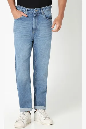 R&B Men Relaxed Fit Light Fade Jeans