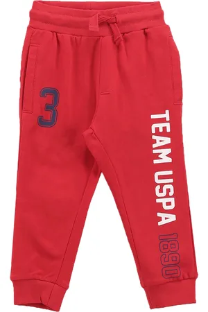 Ralph Lauren Boys Brand Printed Pure Cotton Joggers