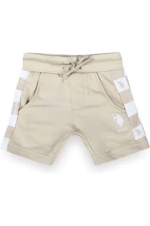 Ralph Lauren Boys Checked Mid-Rise Pure Cotton Shorts
