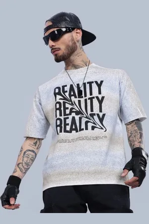 PAUL STREET Men Striped Bio Finish Boxy T-shirt