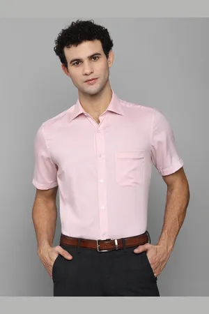 Louis Philippe Men Pink Formal Shirt