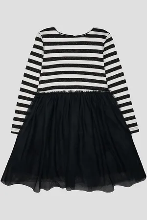 Mothercare Girls Striped ?????Fit & Flare Dress