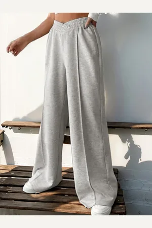 HERE&NOW Women Solid Regular Fit Parallel Trouser