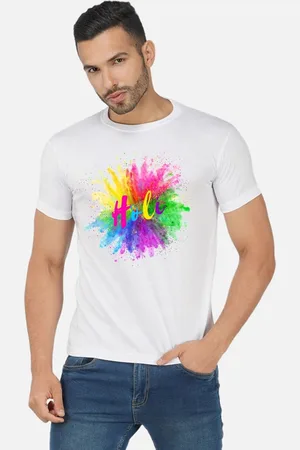 Moda Rapido Men Holi Printed Tshirt