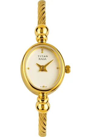 Titan Raga Women White Dial Watch NB197YM04