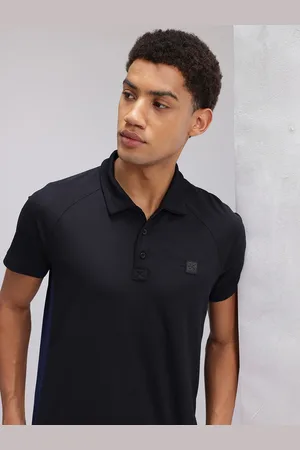 HRX Solid Polo Collar T-shirt