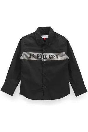 Ralph Lauren Boys Classic Typography Printed Pure Cotton Casual Shirt