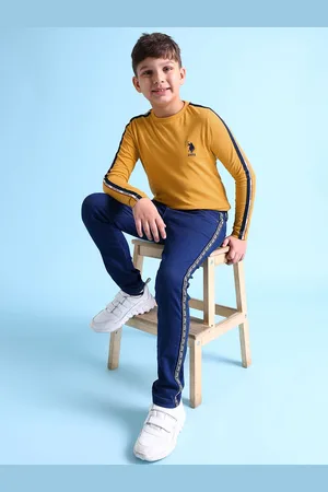 Ralph Lauren Boys Mustard Yellow Solid Pure Cotton T-shirt