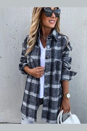 HERE&NOW Women Original Tartan Checks Opaque Checked Casual Shirt