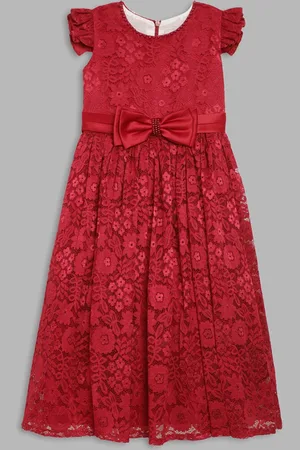 BUTTERFLY Maroon Dress