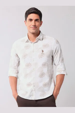 Ralph Lauren Men Classic Fit Spread Collar Floral Printed Casual Shirt
