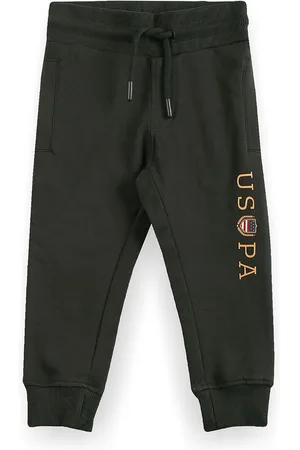 Ralph Lauren Boys Logo Printed Pure Cotton Joggers