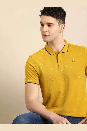 Being Human Printed Polo Collar Pure Cotton T-shirt