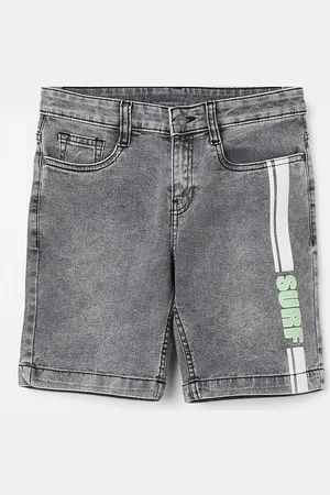 Lifestyle Boys Washed Denim Shorts Technology
