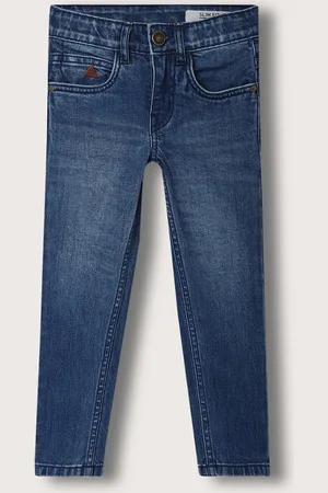 Blue Giraffe Boys Slim Fit Clean Look Light Fade Stretchable Jeans