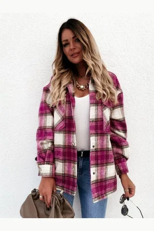 HERE&NOW Women Original Tartan Checks Opaque Checked Casual Shirt