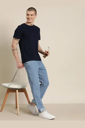 HERE&NOW Men Slim Fit Mid-Rise Stretchable Jeans