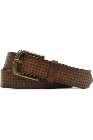 ART N VINTAGE Men Textured Leather Belt