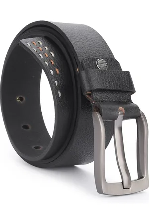 WROGN Men Textured Leather Belt