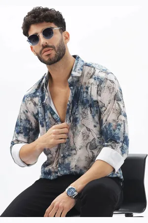 Moda Rapido Men Comfort Opaque Printed Casual Shirt