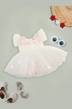 MeeMee Girls Floral Fit & Flare Party Dress