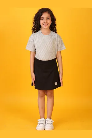 Anthrilo Girls T-shirt with Skirt