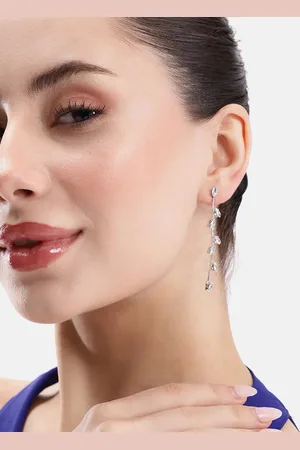 DressBerry Oval Shape Drop Earrings