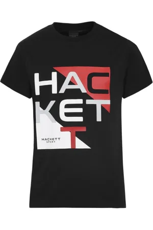 Hackett Boys Typography Printed Round Neck Cotton T-shirt