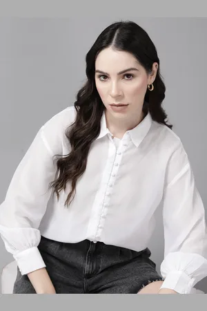 Roadster The Lifestyle Co.Semi Sheer Casual Shirt
