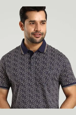 Indian Terrain Men Printed Polo Collar T-shirt