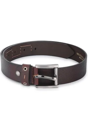 WROGN Men Textured Leather Belt